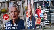 Nach den Kommunalwahlen in Bayern - Wahlplakate Nach den Kommunalwahlen in Bayern - Wahlplakate