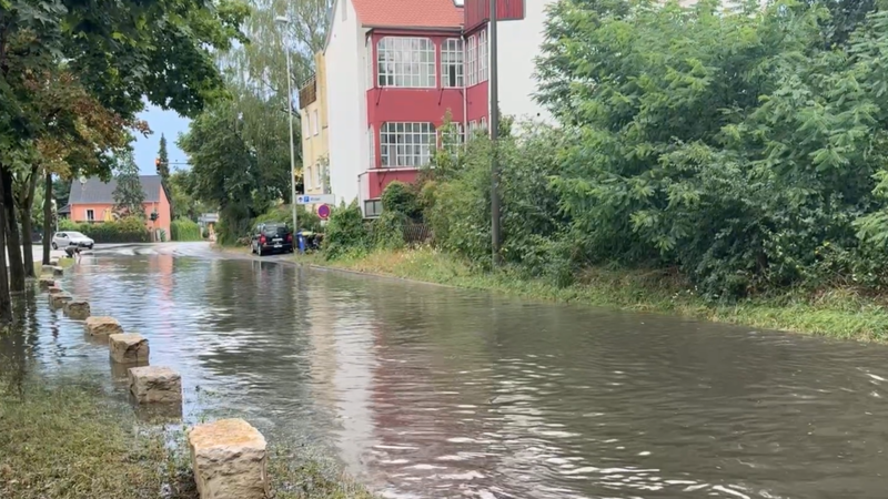 Unwetter wütet über Erlangen und Nürnberg Unwetter wütet über Erlangen und Nürnberg