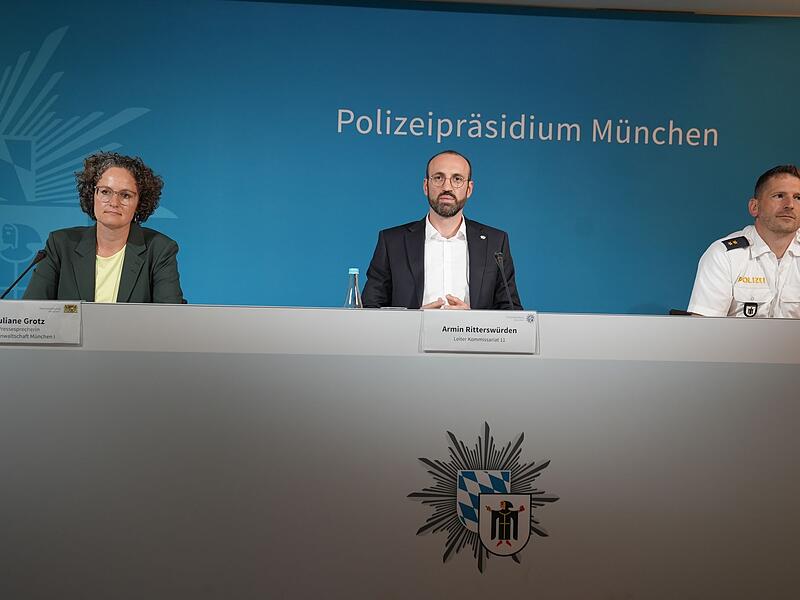 Pressekonferenz Polizeipr&auml;sidium M&uuml;nchen
