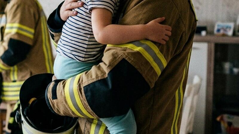 Effeltrich: Feuerwehr muss Kleinkind aus misslicher Lage befreien Effeltrich: Feuerwehr muss Kleinkind aus misslicher Lage befreien