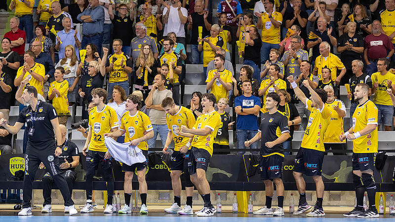 Freude beim HSC Coburg: In der zweiten Pokalrunde geht es zuhause gegen Frisch Auf G&ouml;ppingen.