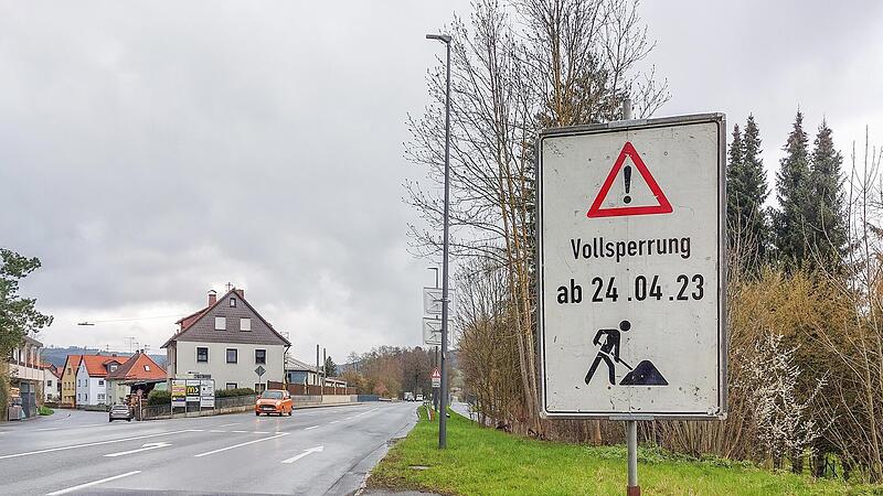 Auch ab der Ortseinfahrt wird es L&ouml;sungen zur Umfahrung der Baustelle f&uuml;r Anwohner und Lieferanten geben.