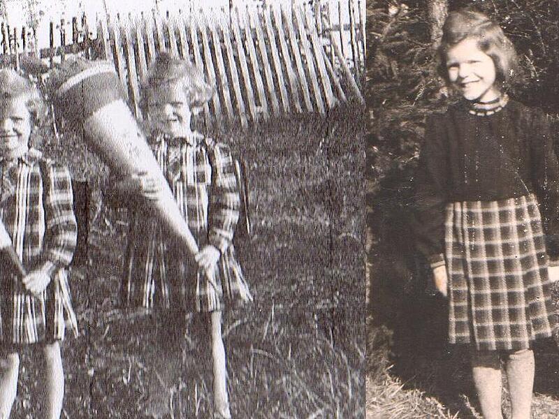 Erinnerungen an die Kindheit und Jugend der Zwillingsschwestern gewähren die alten Fotoalben. Repro: Bettina Knauth Erinnerungen an die Kindheit und Jugend der Zwillingsschwestern gewähren die alten Fotoalben. Repro: Bettina Knauth