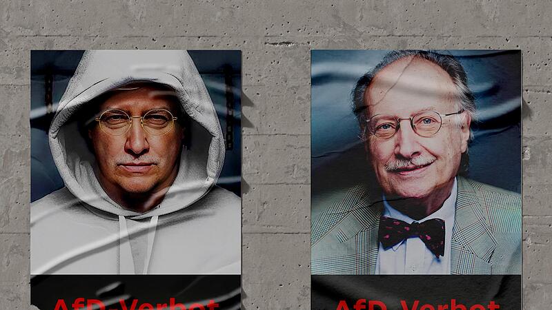 Vorstoß für ein Verbot der AfD: So stellt sich das „Zentrum für politische Schönheit“ AfD-Kreisvorsitzenden Georg Hock als „Rädelsführer“ vor.