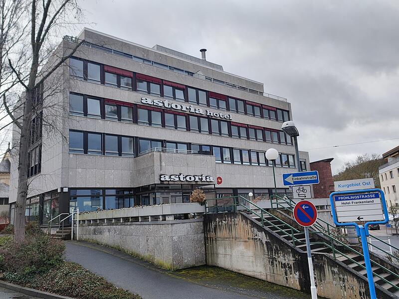 Das Hotel Astoria, wie es derzeit aussieht. Das Hotel Astoria, wie es derzeit aussieht.