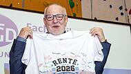 Gotthard Lehner bei seiner Verabschiedung.
