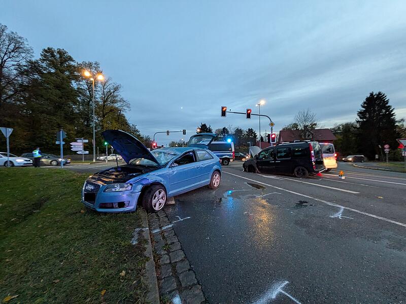 Unfall Saalfelder Straße