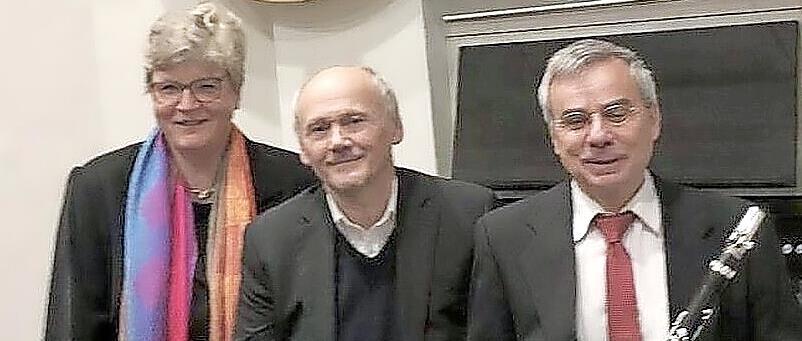 Das bew&auml;hrte Trio freut sich auf das gemeinsame Konzert (von links): Ruth Gerhard, Dieter Blum und Matthias Schuler.