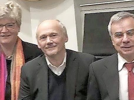 Das bew&auml;hrte Trio freut sich auf das gemeinsame Konzert (von links): Ruth Gerhard, Dieter Blum und Matthias Schuler.
