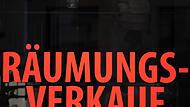 R&auml;umungsverkauf im Einzelhandel
