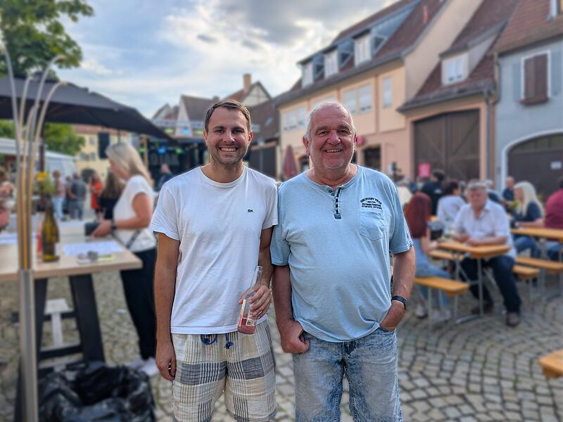 Johannes Wolf (links) und Thomas Malz beim Angerrock