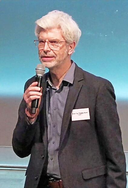 Tobias Esch hielt einen vielbeachteten Vortrag. Tobias Esch hielt einen vielbeachteten Vortrag.