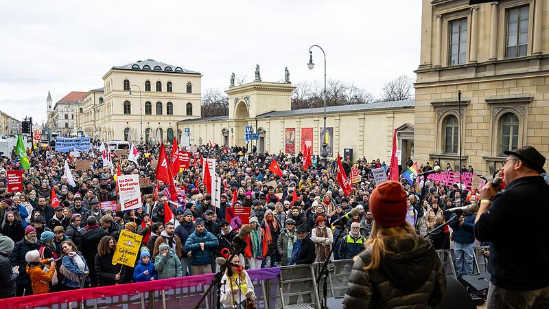 Mietendemo gegen Leerstand und Luxus-Sanierungen in M&uuml;nchen