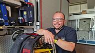 Ariel Karwacki ist seit Kindheitstagen bei der Feuerwehr. Nun &uuml;bernimmt er als Kreisbrandmeister Verantwortung f&uuml;r die Wehren im Markt Burkardroth.