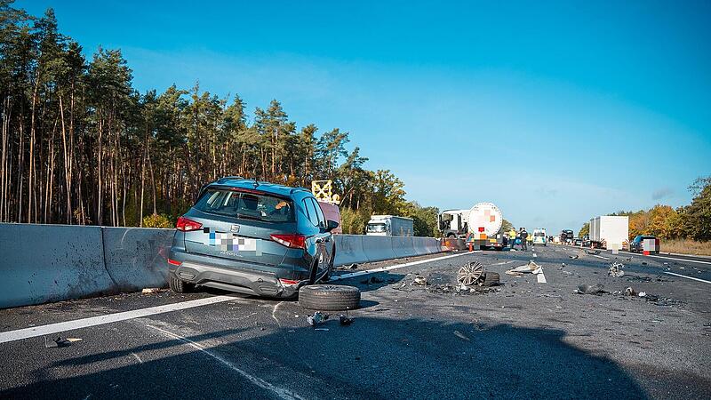 Unfall mit Geisterfahrer auf A3 bei He&szlig;dorf