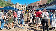 Das erste Schlossfest in Ebelsbach zog viele G&auml;ste an.G&uuml;nther Geiling