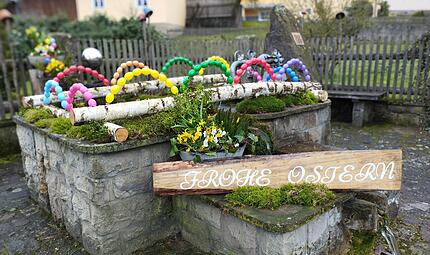 Osterbrunnen Oberleichtersbach