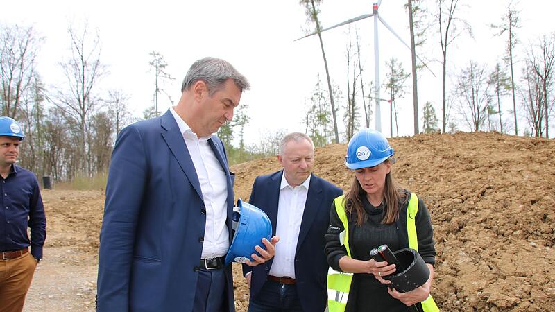 Eindrücke von der Inbetriebnahme des Windparks Fuchsstadt. Eindrücke von der Inbetriebnahme des Windparks Fuchsstadt.