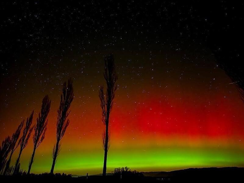 Polarlichter NeuenmarktPolarlichter &uuml;ber Kulmbach: Die sch&ouml;nsten Leserfotos