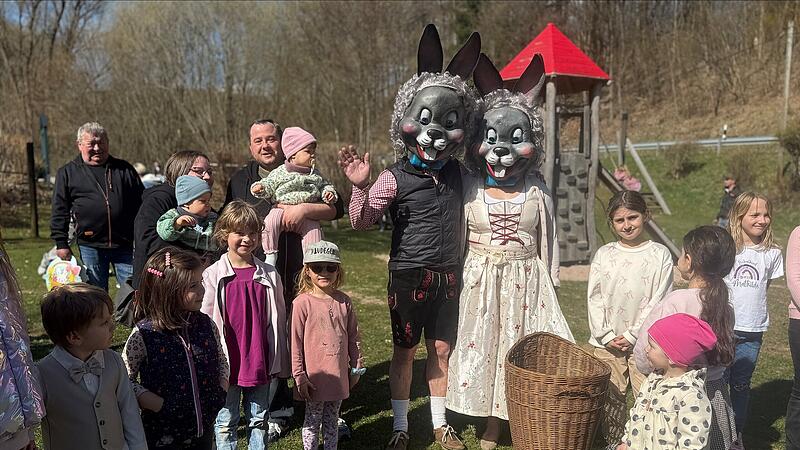 Osterhasensuche in Wartenfels: H&auml;schen waren gut versteckt