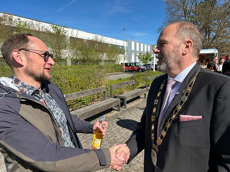 Verabschiedung von B&uuml;rgermeister Bernd Reisenweber in Ebersdorf bei Coburg