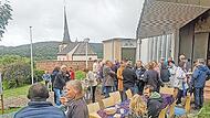 Herzlich war der Empfang nach dem Gottesdienst.
