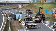 Unfall auf Autobahn 73 Unfall auf Autobahn 73
