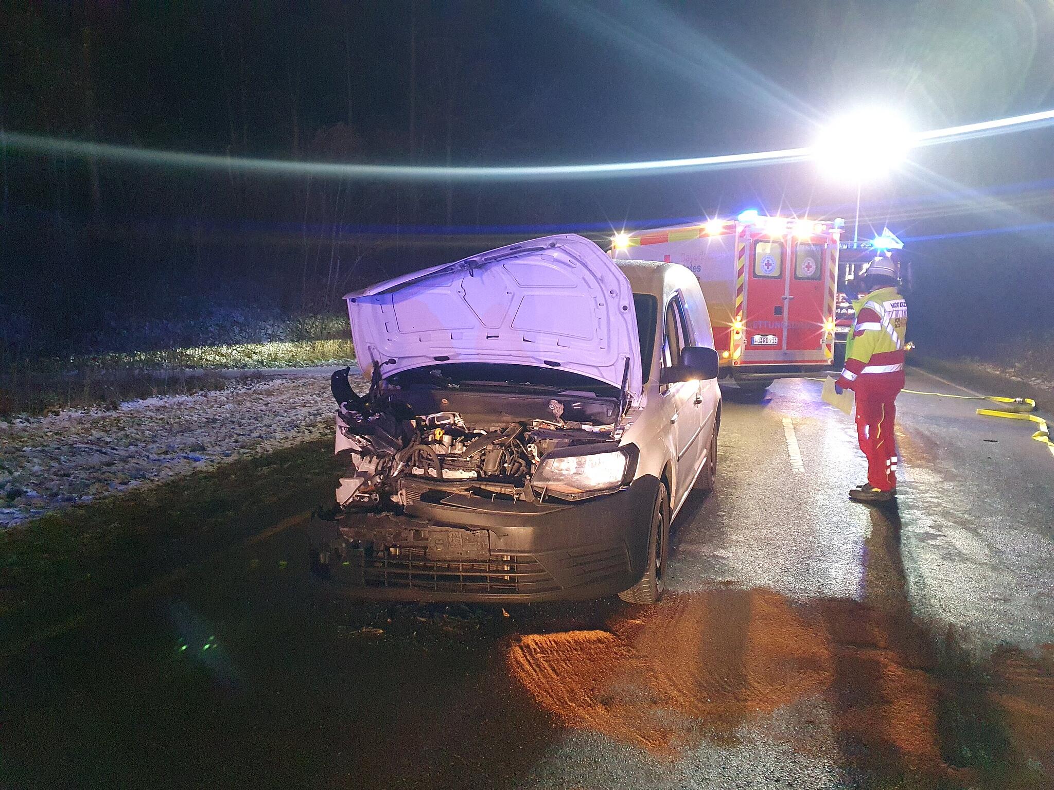 Verkehrsunfall mit mehreren Verletzten auf der B 470