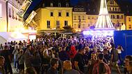 Am Marktplatz wird wieder gefeiert (Bild) – am Weißen Turm in diesem Jahr womöglich nicht.
