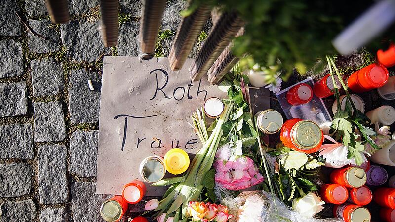 Mord Blumenh&auml;ndlerin Lichtenfels Blumen Trauerbekundungen Trauer