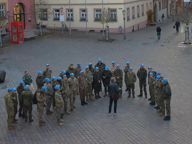 Abschluss der Milit&auml;rbeobachter in Karlstadt