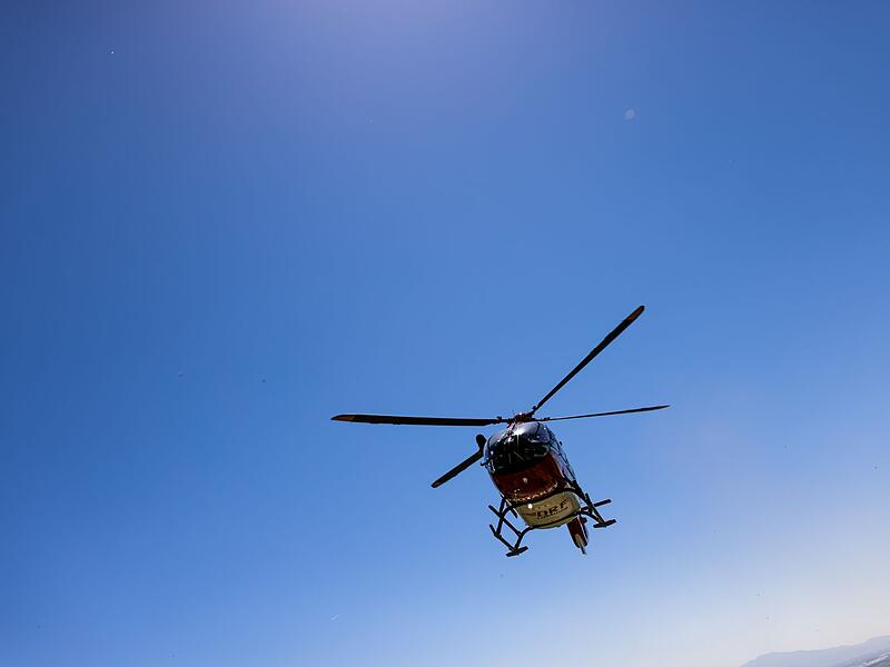 Ein Rettungshubschrauber - Symbolbild