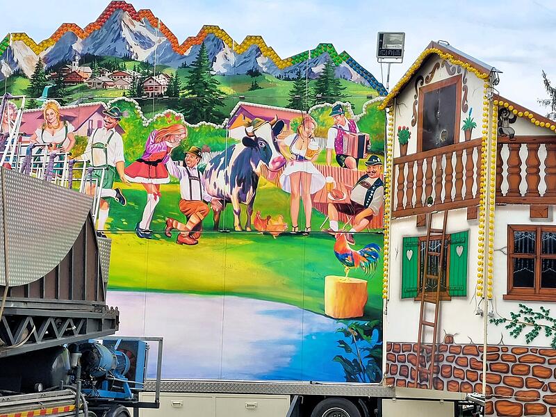 Ein Rundgang beim Aufbau.Freischie&szlig;en 2024 - Ein Bilderrundgang beim Aufbau