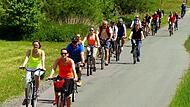 Wenn im Weißmaintal autofreier Sonntag ist, kommen die Radfahrer in Scharen.