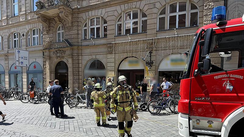 Bamberg: Feuerwehreinsatz in Gebäude an der Kettenbrücke Bamberg: Feuerwehreinsatz in Gebäude an der Kettenbrücke