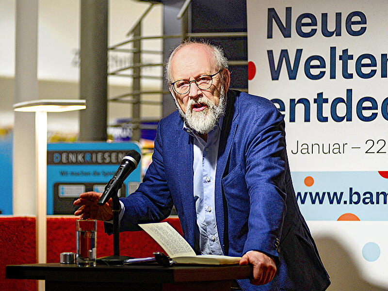 Herfried Münkler trat beim Bamberger Literaturfestival auf.Der Bahnausbau in Bamberg Herfried Münkler trat beim Bamberger Literaturfestival auf.Der Bahnausbau in Bamberg