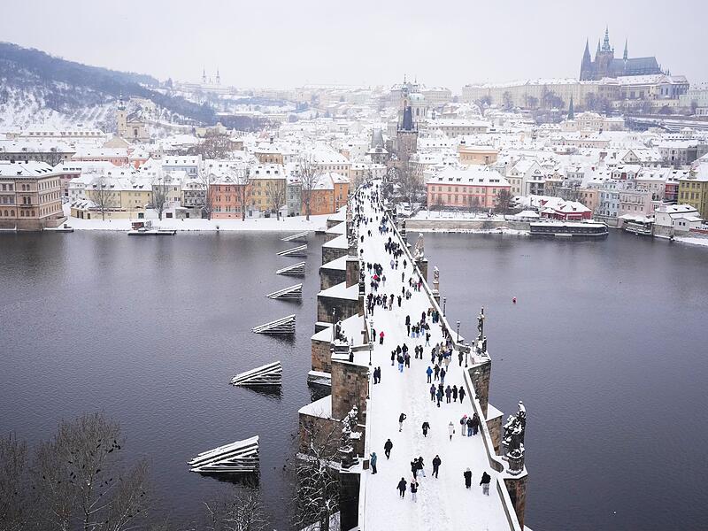 Prag im Winter