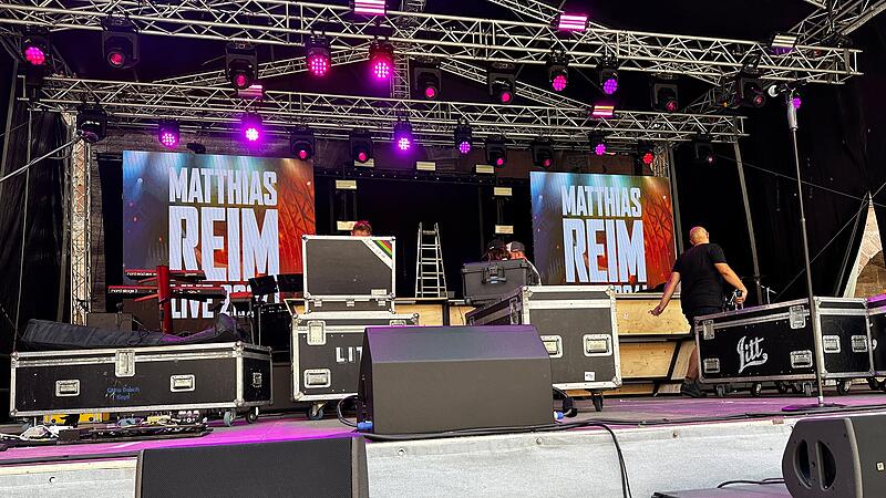 Matthias Reim: So l&auml;uft der Aufbau beim Plassenburg Open-Air