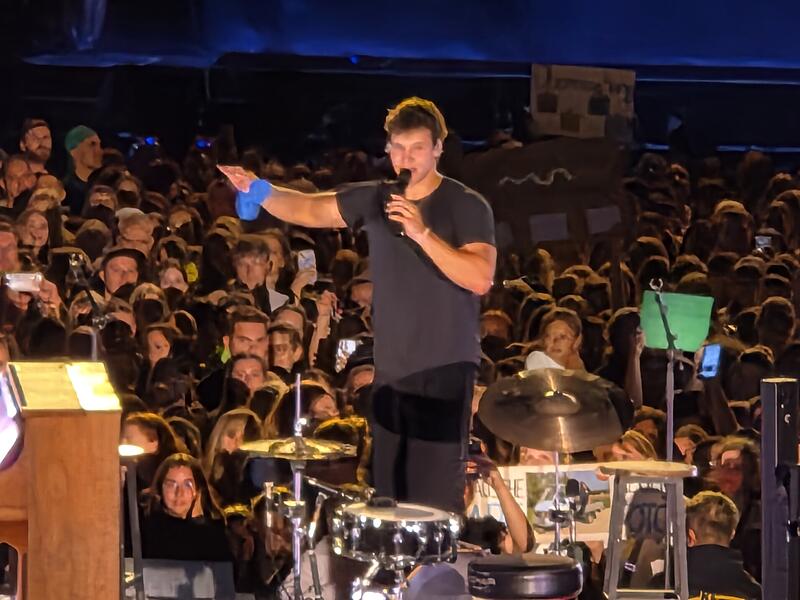 Wincent Weiss beim Open Air in Bad Kissingen