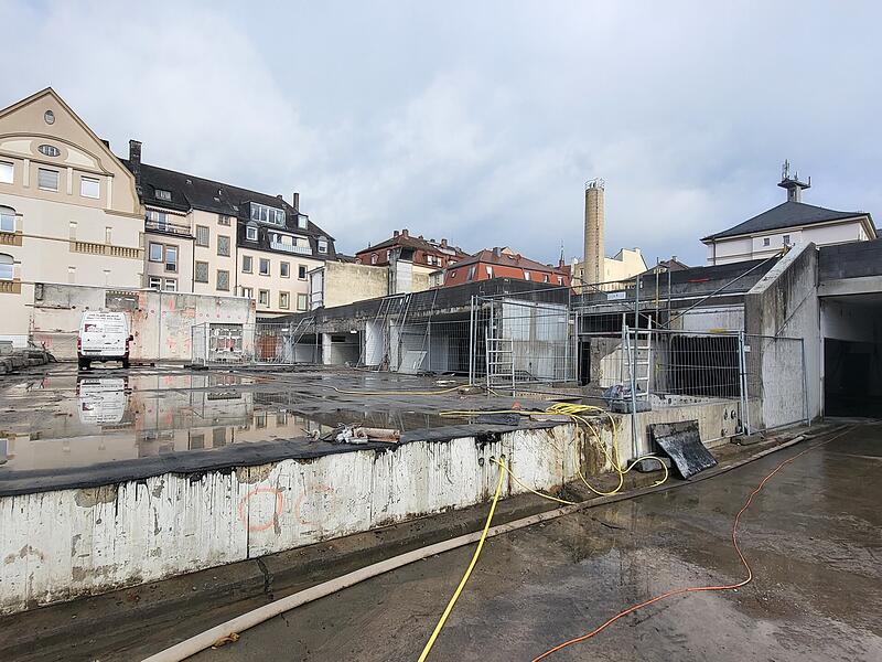 Die Sonnenhof-Baustelle in Bad Kissingen Spatenstich für das Sonnenhof-Hotel in Bad Kissingen
