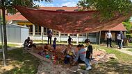 Die Küpser Kinder genießen ihren neuen Spielgarten.