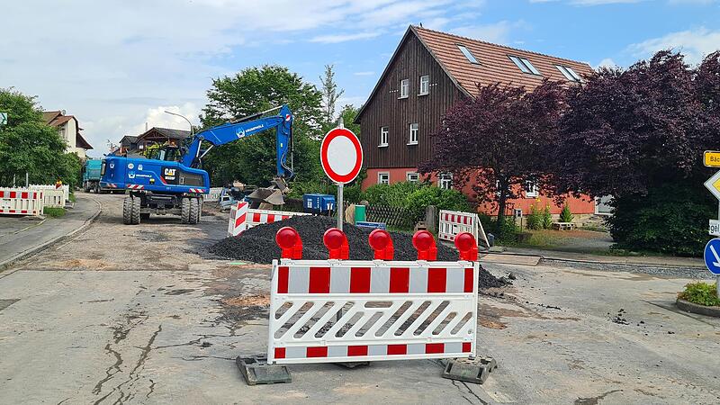 Bei der Neundorfer Baustelle wird es ab n&auml;chster Woche schneller voran gehen.