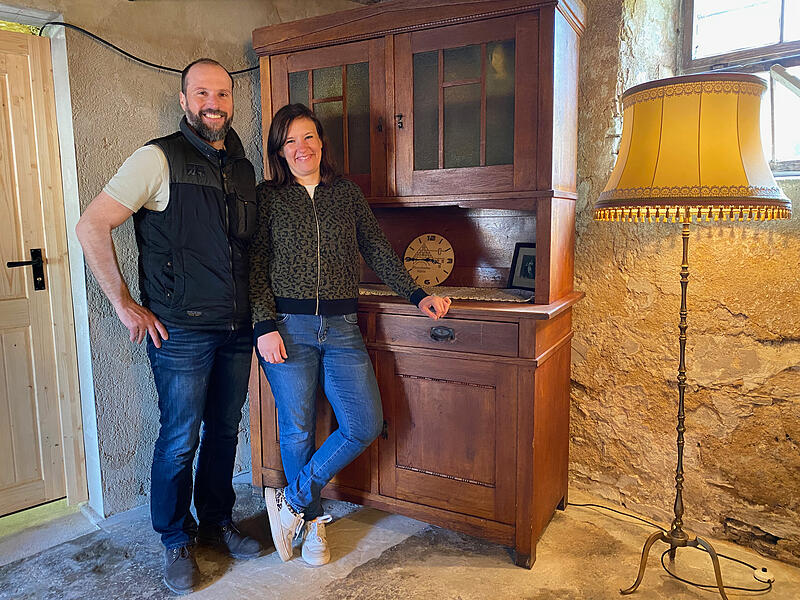 Die alte M&uuml;hle in R&uuml;ssenbach in der Fr&auml;nkischen Schweiz wird liebevoll saniert.