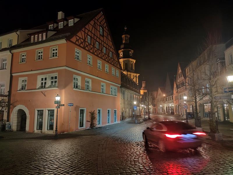 Kulmbach bei Nacht Januar 2025Kulmbach bei Nacht Januar 2025