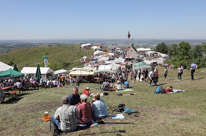 Das Walberlafest (hier 2018) - die Sehns&uuml;chte werden auch 2021 nicht erf&uuml;llt werden.Forchheim & Fr&auml;nkische Schweiz