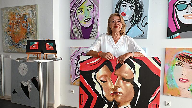 Auch wenn sie ihre Galerie in Bamberg schlie&szlig;t, k&uuml;nstlerisch wird Friedl Fischer weiterhin t&auml;tig sein.