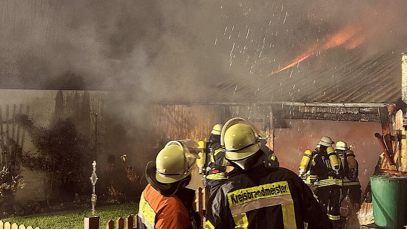 Brand in Großbardof