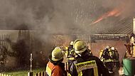 Brand in Großbardof