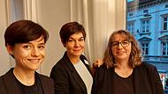 Songül Gerhardt, Anne Kampling und Bettina Hainke (von links) sind das Team der neuen Bamberger Beratungsstelle für gewaltbetroffene Frauen.