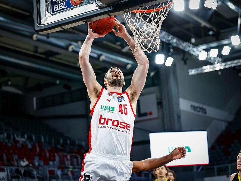 David Kravish wird Brose mit seiner Präsenz unter den Körben fehlen. Wohin es den Center verschlägt, ist noch nicht bekannt.